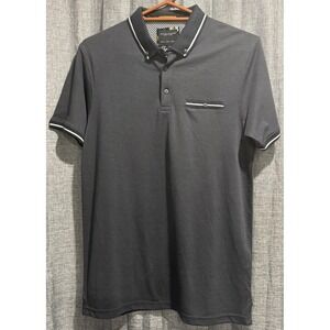 Denim‎ & Flower Black Ricky Singh Polo Shirt Short Sleeve Mens Polo Golf